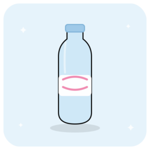 Eau plate Evian